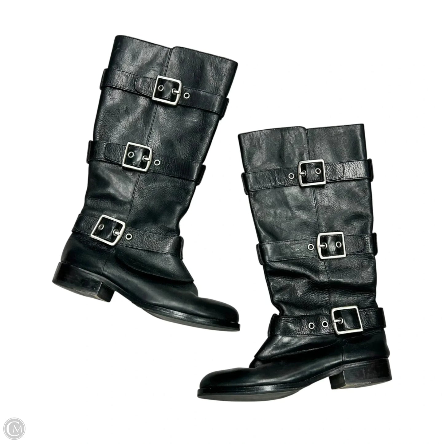 Boots Designer By Coach In Black, Size: 8