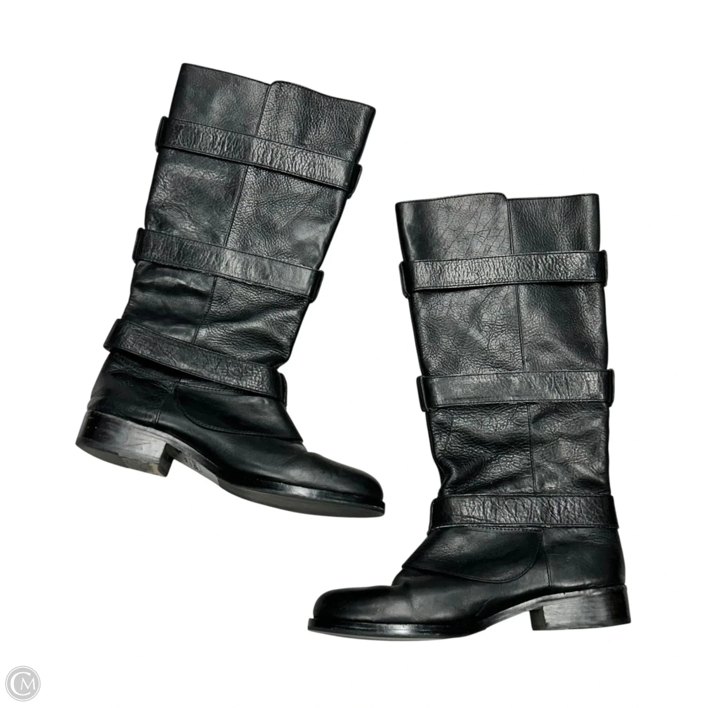 Boots Designer By Coach In Black, Size: 8