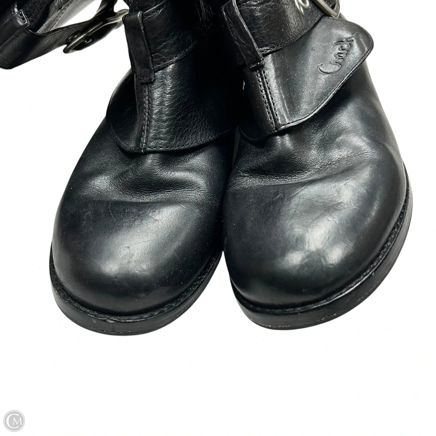 Boots Designer By Coach In Black, Size: 8
