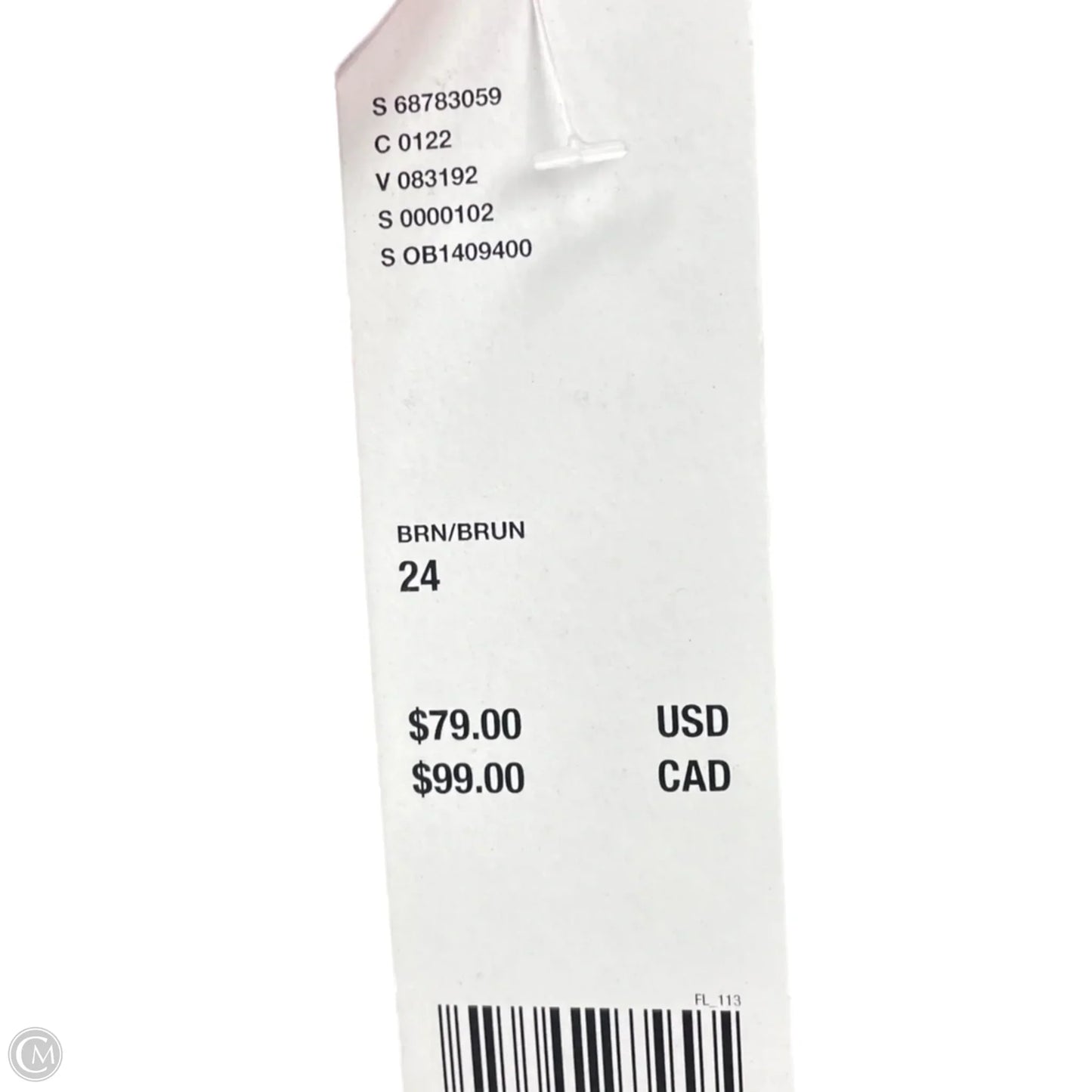 Jeans Straight By Bdg In Brown & Cream, Size: 0