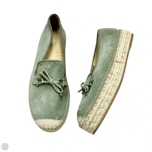 Shoes Flats By Talbots In Green & Tan, Size: 10