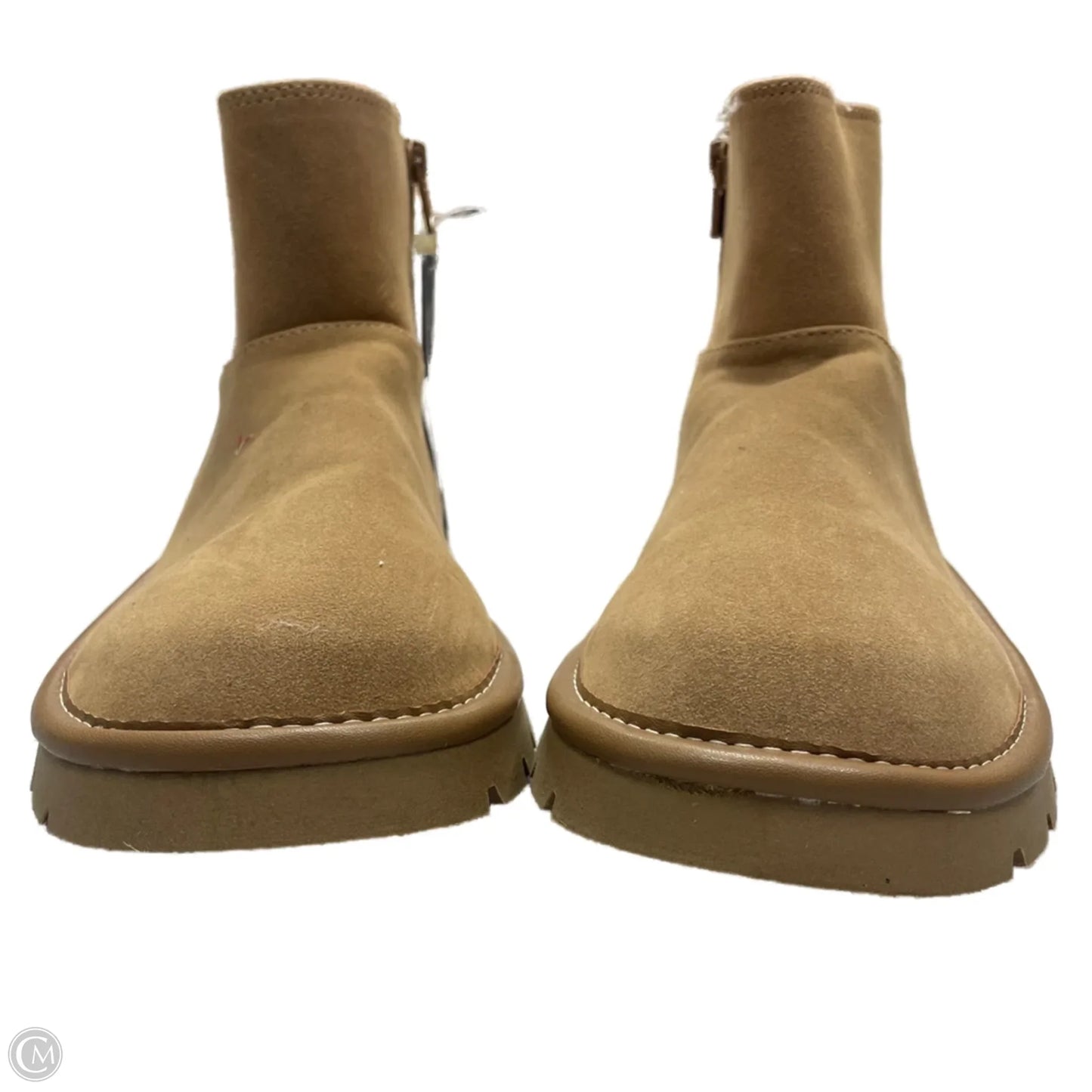 Boots Ankle Flats By Universal Thread In Tan, Size: 8