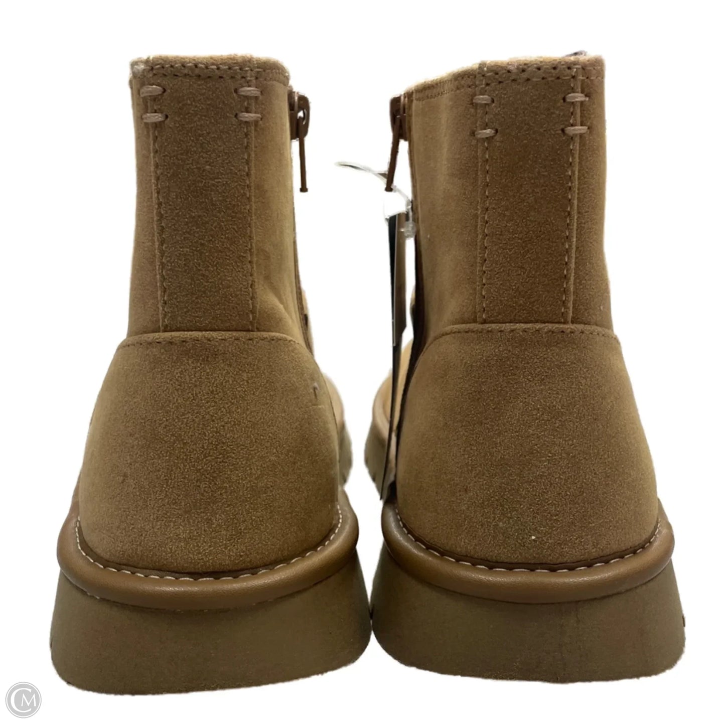 Boots Ankle Flats By Universal Thread In Tan, Size: 8