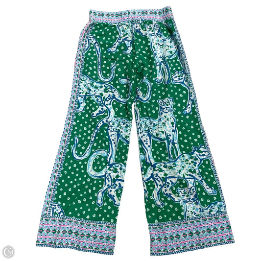 Pants Designer By Lilly Pulitzer In Blue & Green, Size: Xxs