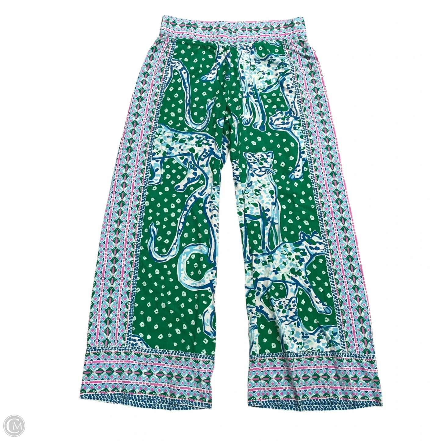 Pants Designer By Lilly Pulitzer In Blue & Green, Size: Xxs