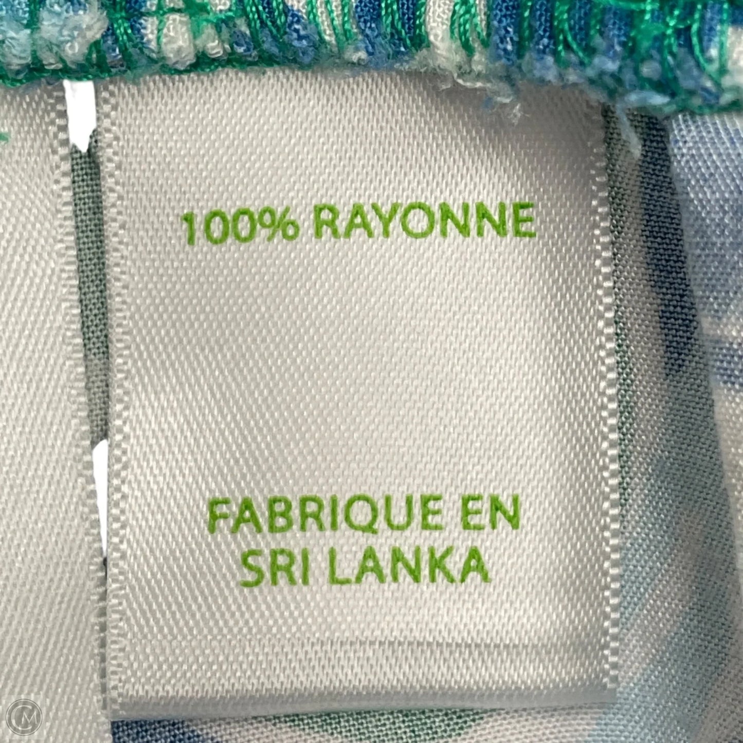 Pants Designer By Lilly Pulitzer In Blue & Green, Size: Xxs