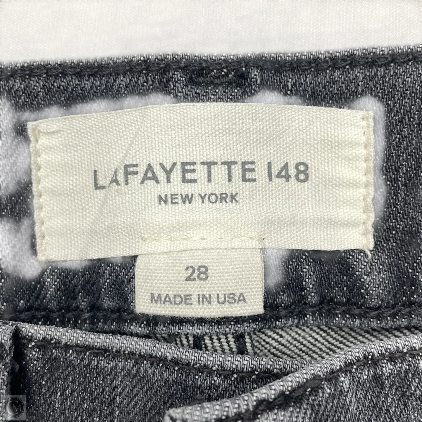 Jeans Designer By Lafayette 148 In Black Denim, Size: 6