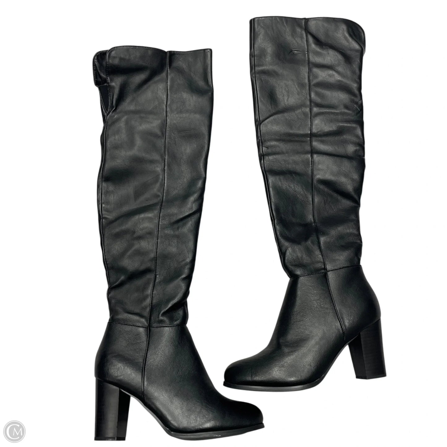 Boots Knee Heels By New York And Co In Black, Size: 8