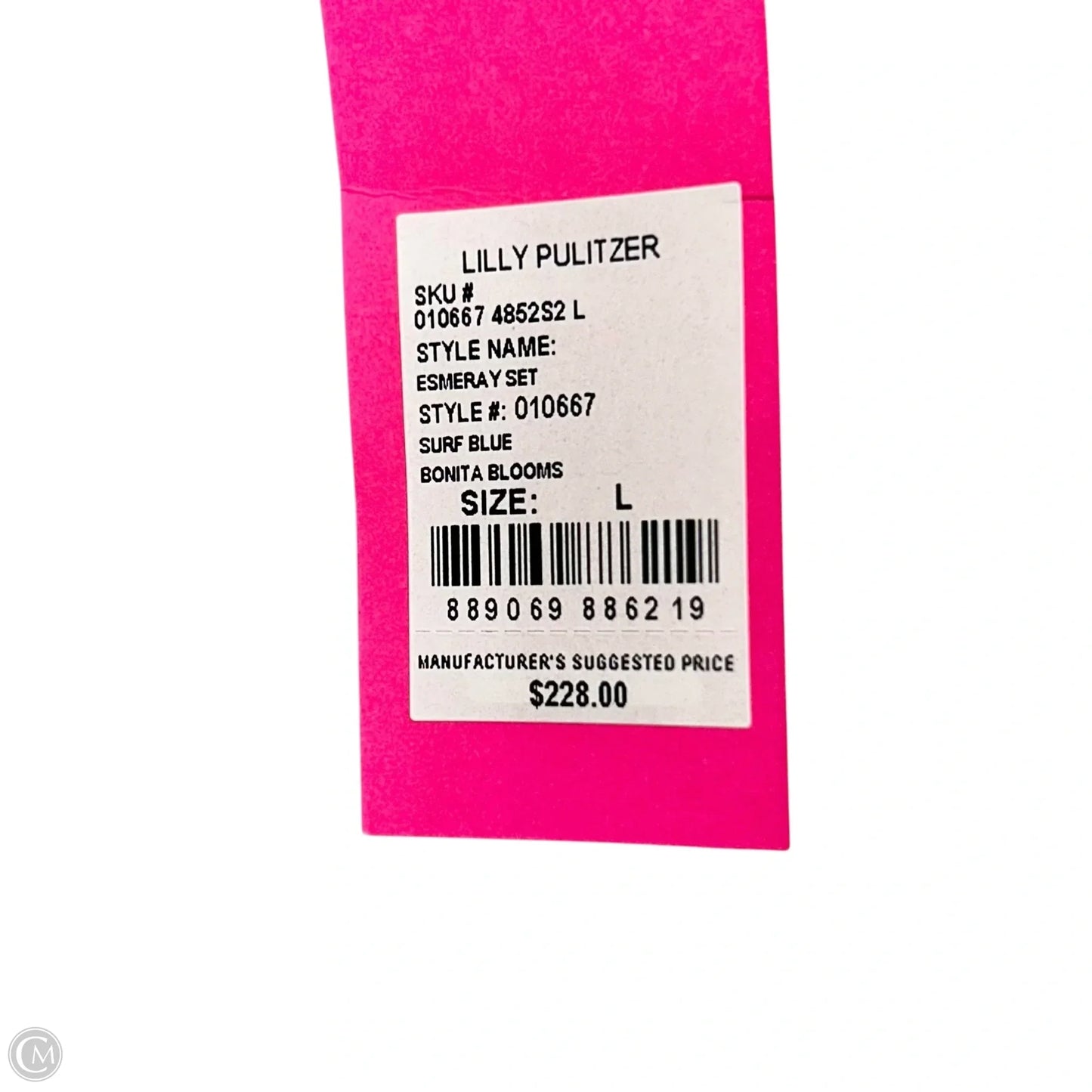 Skirt Set Designer By Lilly Pulitzer In Blue & Pink, Size: L