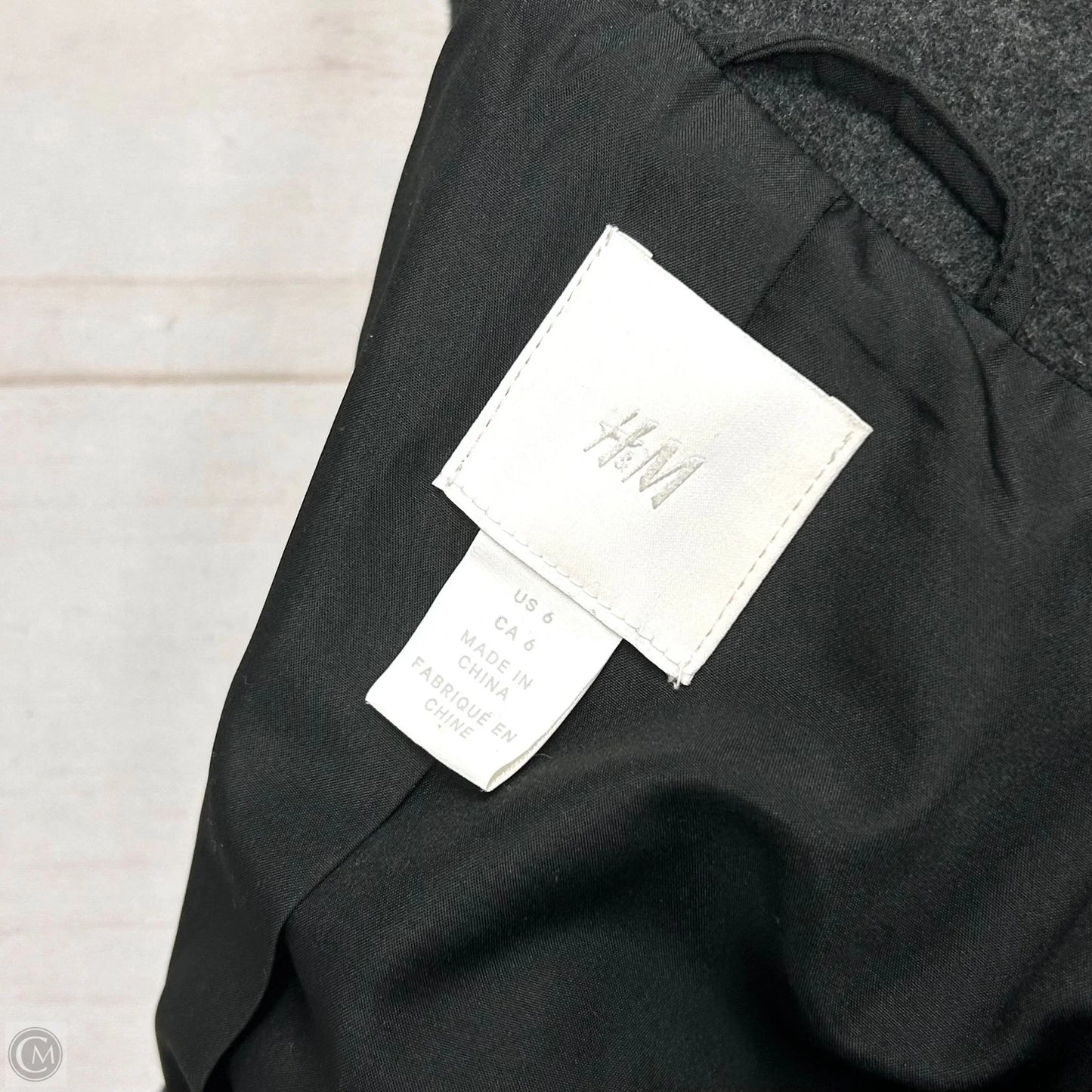 Coat Peacoat By H&m In Grey, Size: S