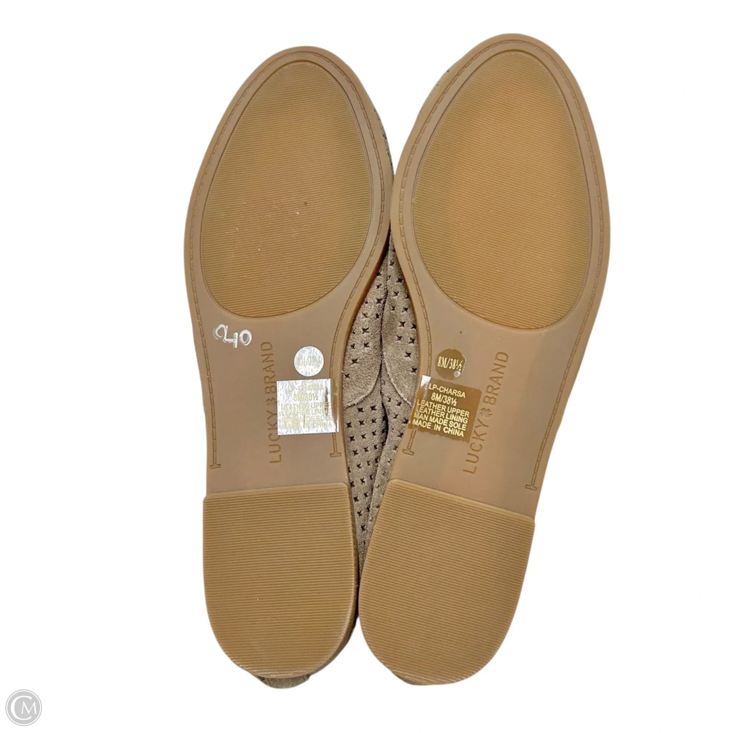 Shoes Flats By Lucky Brand In Taupe, Size: 8