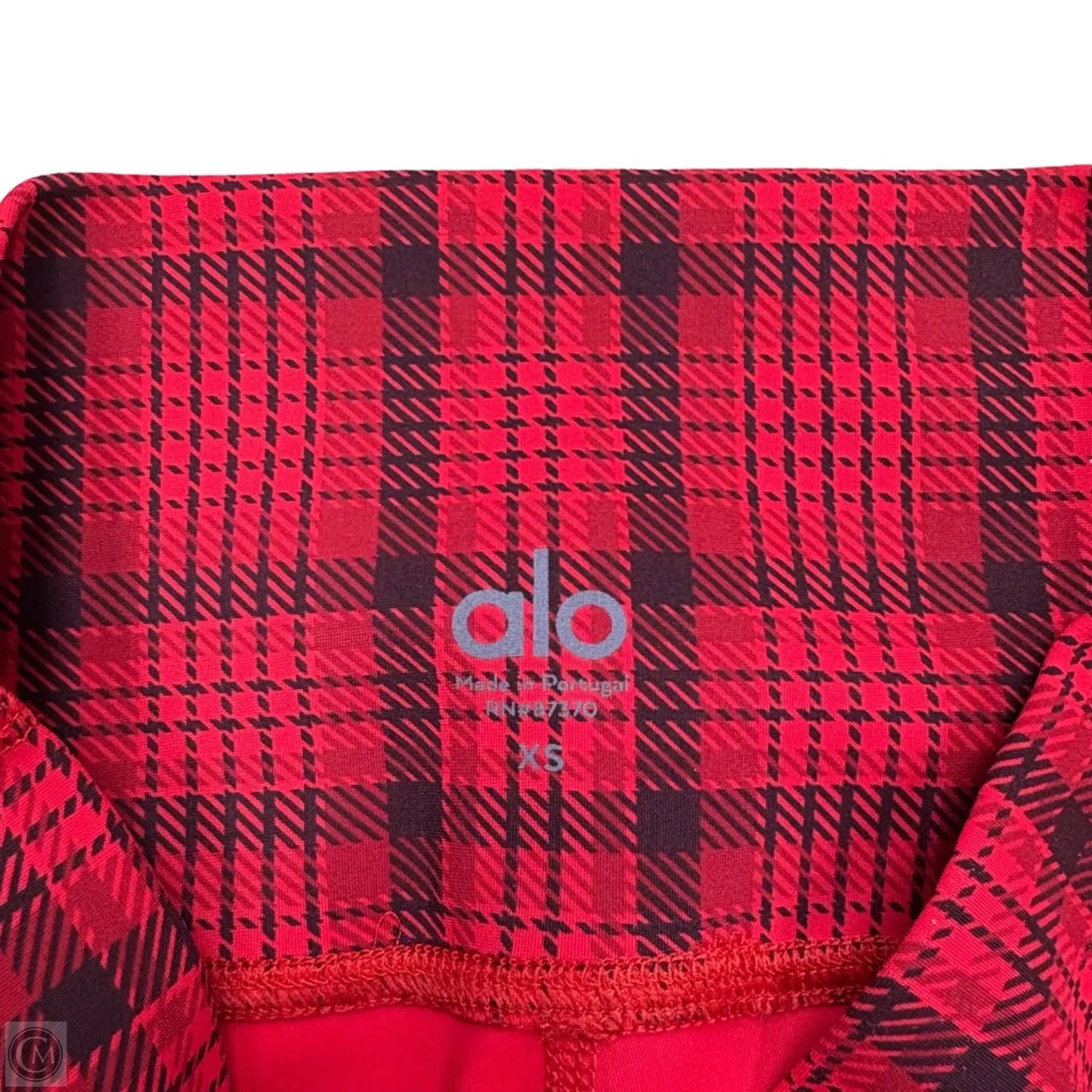 Athletic Leggings By Alo In Black & Red, Size: Xs