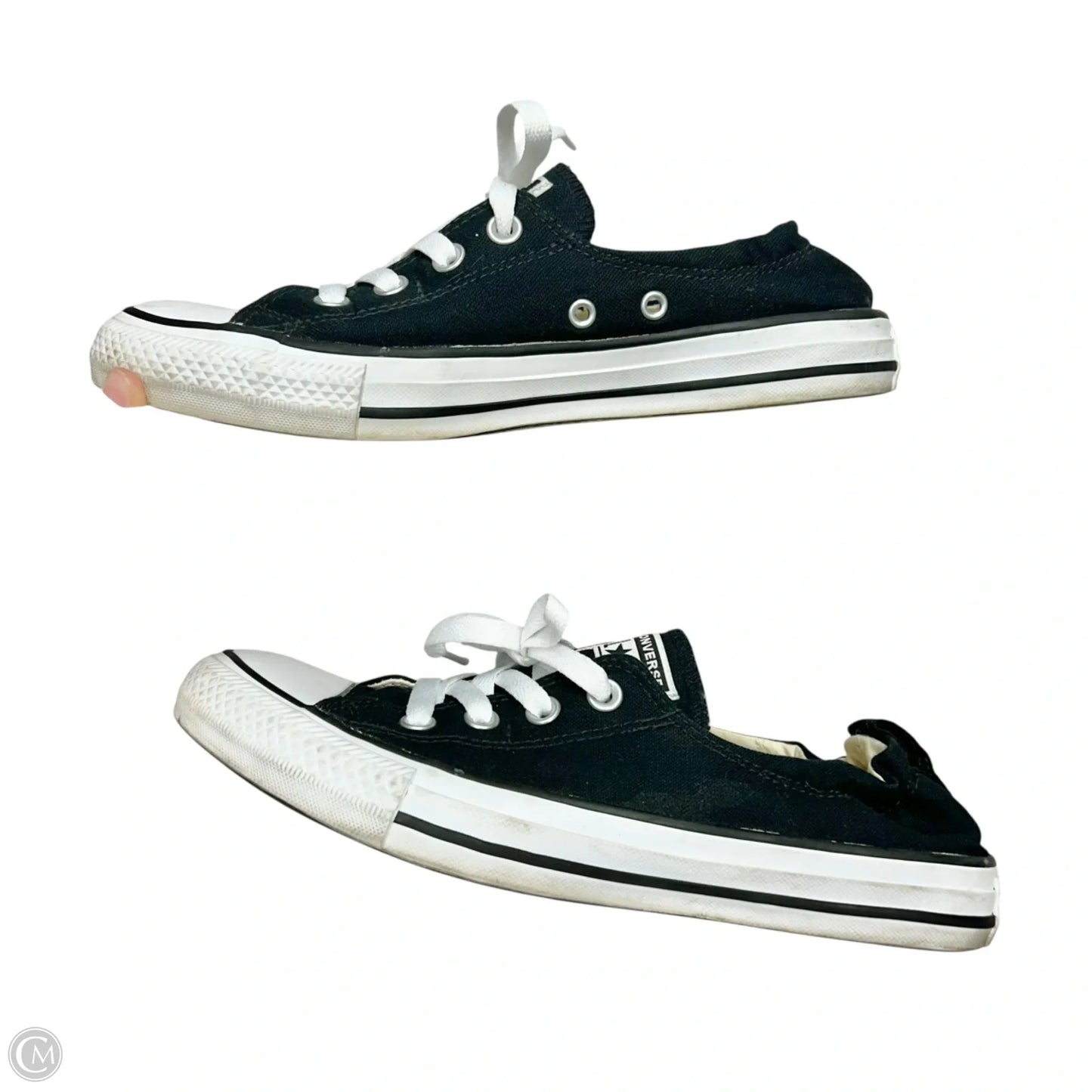 Shoes Sneakers By Converse In Black & White, Size: 9