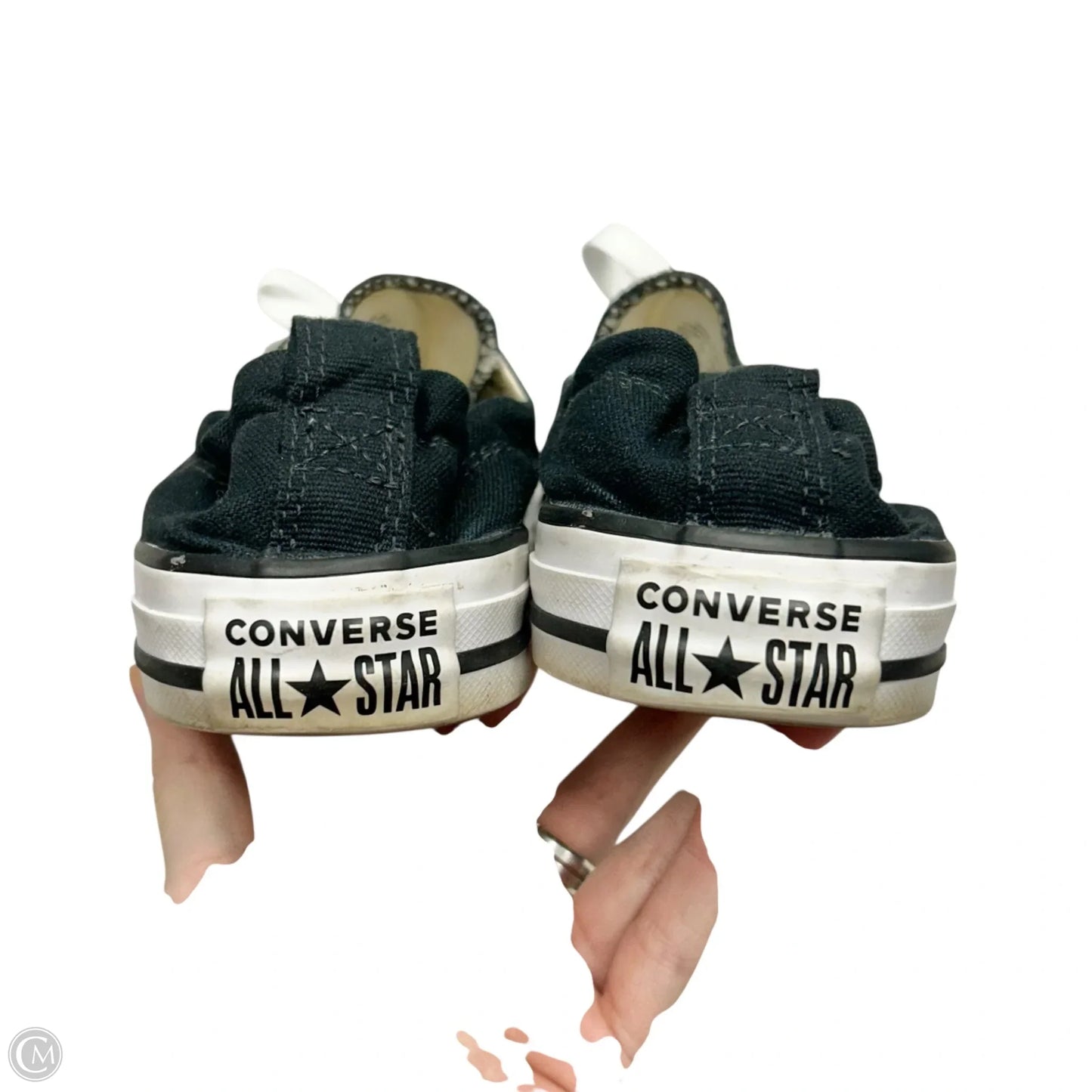 Shoes Sneakers By Converse In Black & White, Size: 9