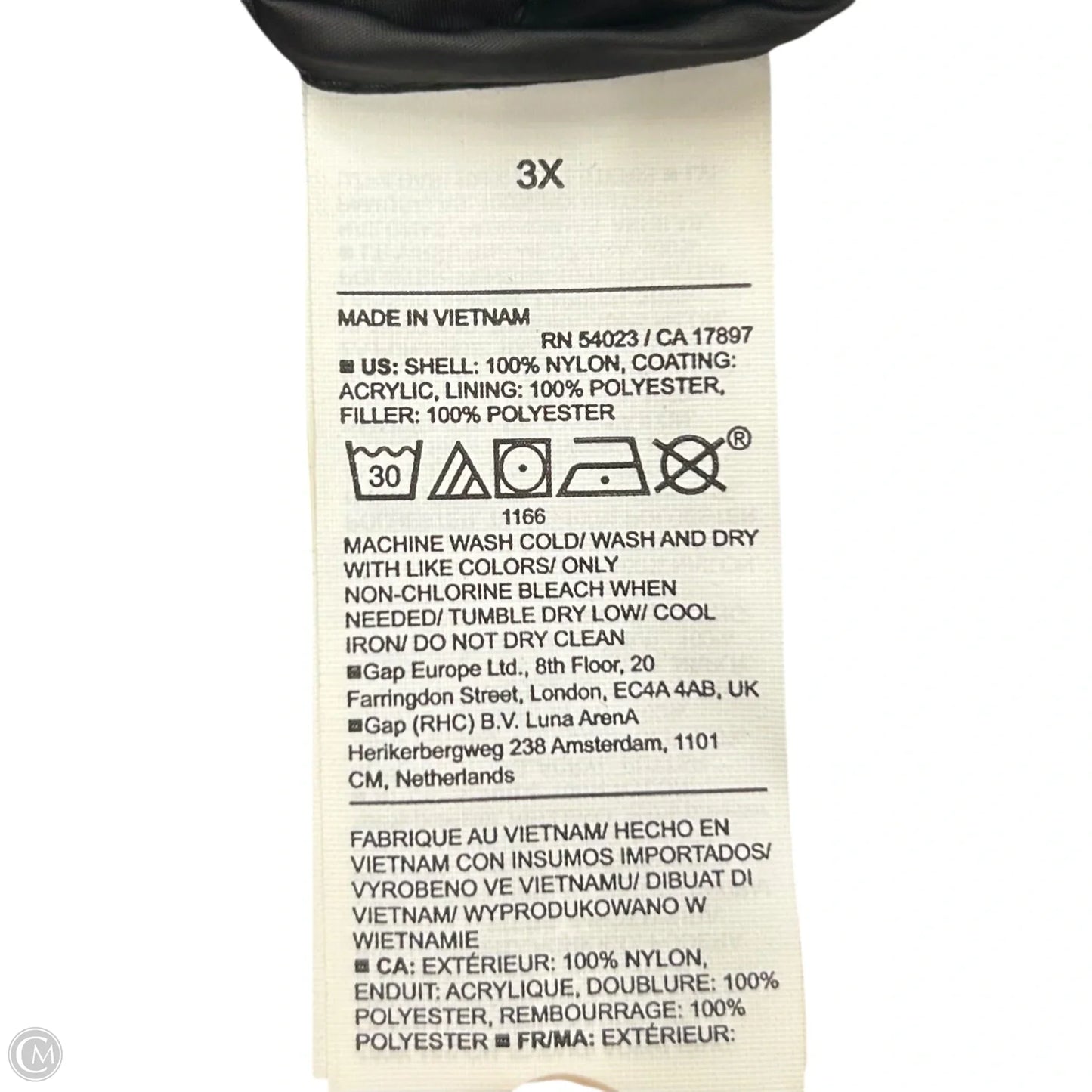 Jacket Puffer & Quilted By Old Navy In Black, Size: 3x