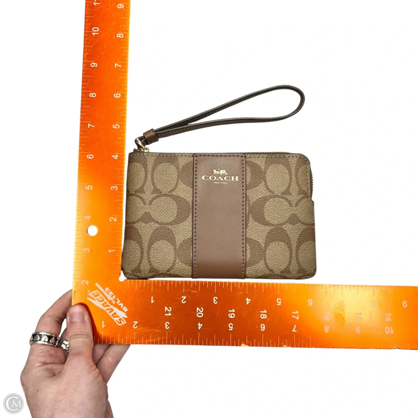 Wristlet Designer By Coach, Size: Small