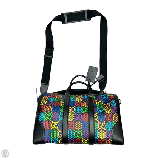 Duffle And Weekender Luxury Designer By Gucci, Size: Large