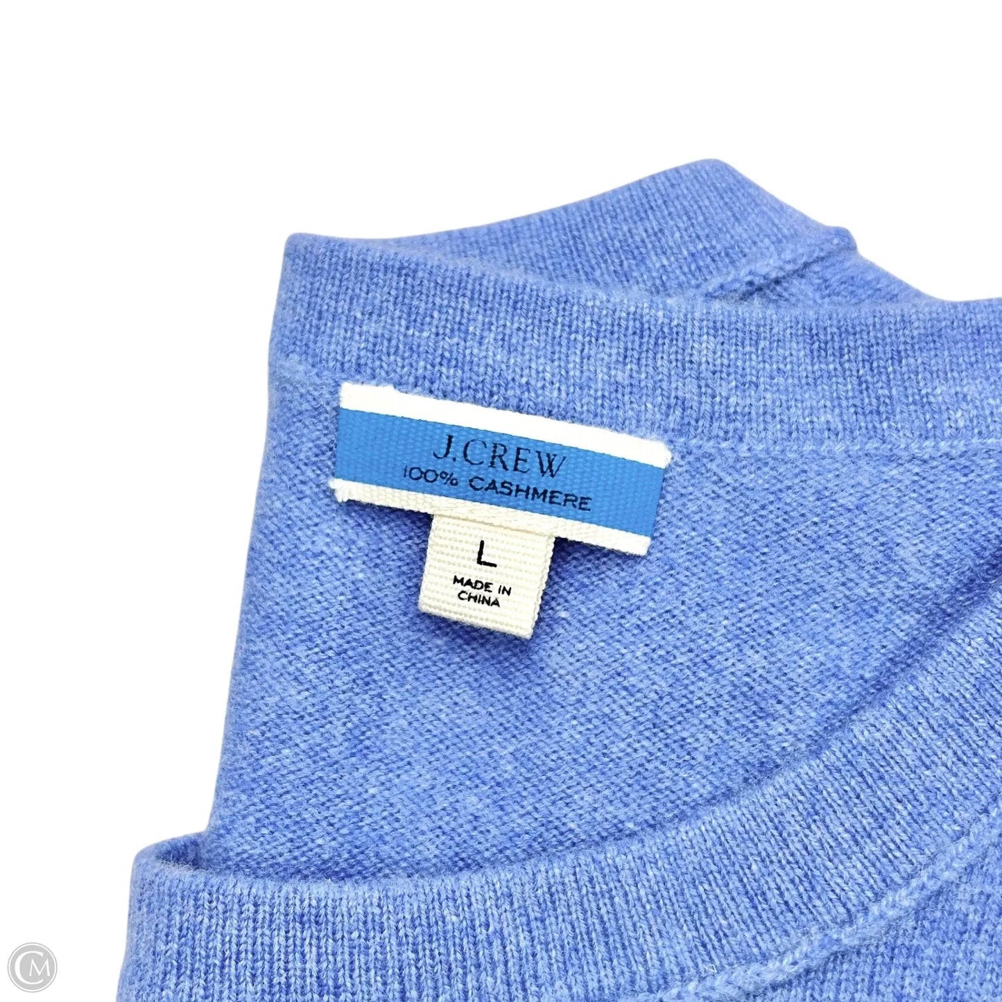 Sweater Cashmere By J. Crew In Blue, Size: L