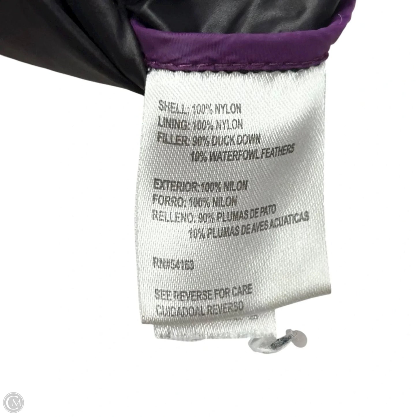 Jacket Puffer & Quilted By Calvin Klein In Black, Size: M