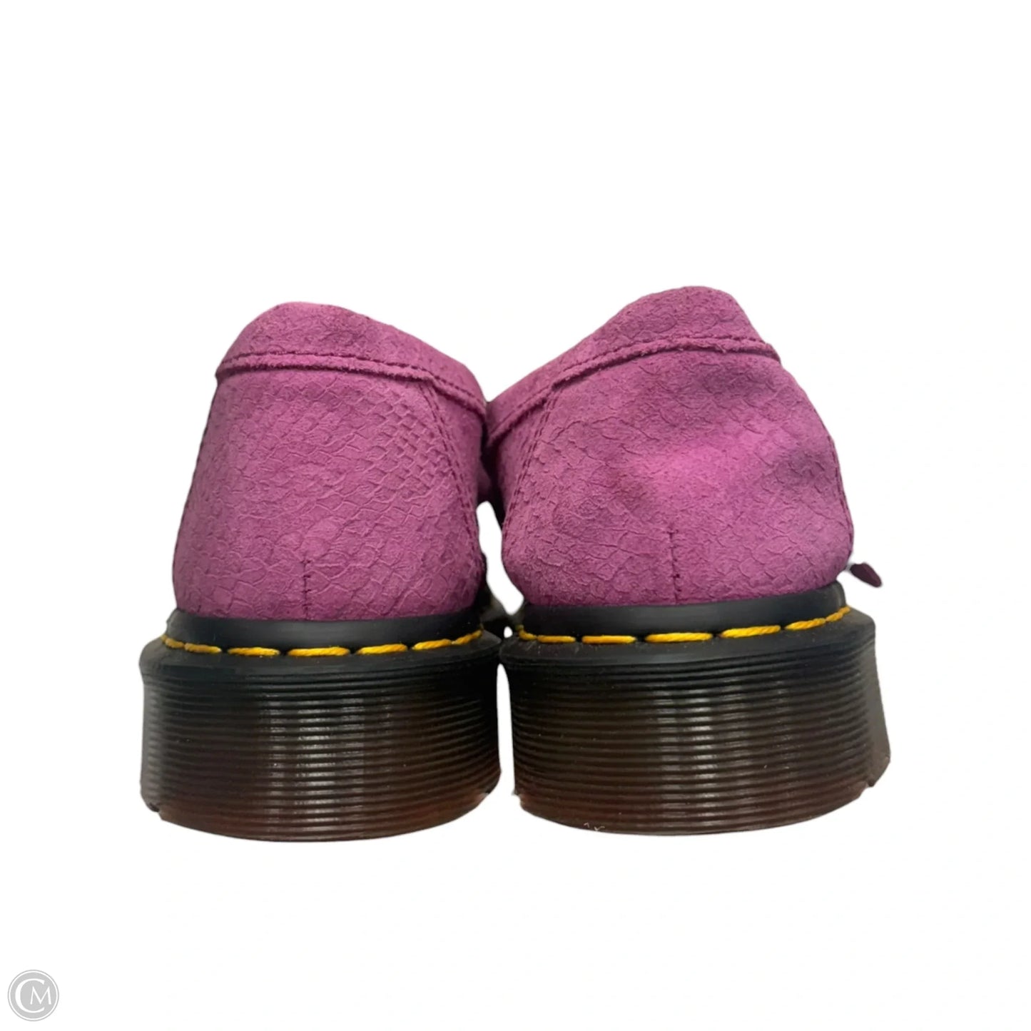 Shoes Heels Platform By Dr Martens In Purple, Size: 6