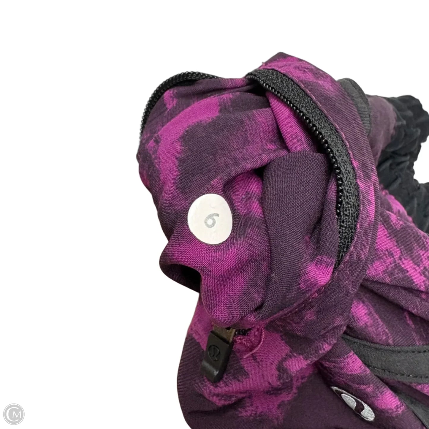 Athletic Shorts By Lululemon In Black & Purple, Size: S