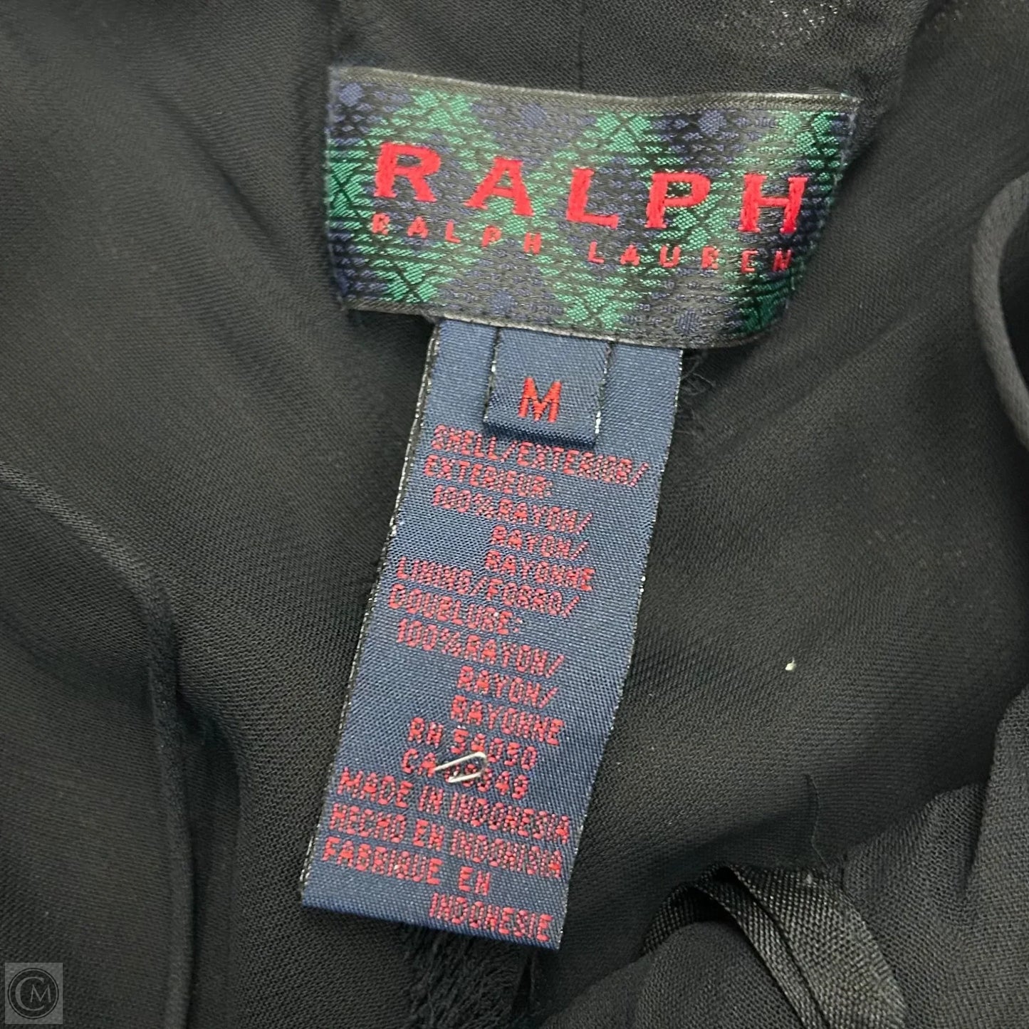 Dress Party Long By Ralph Lauren In Black, Size: M