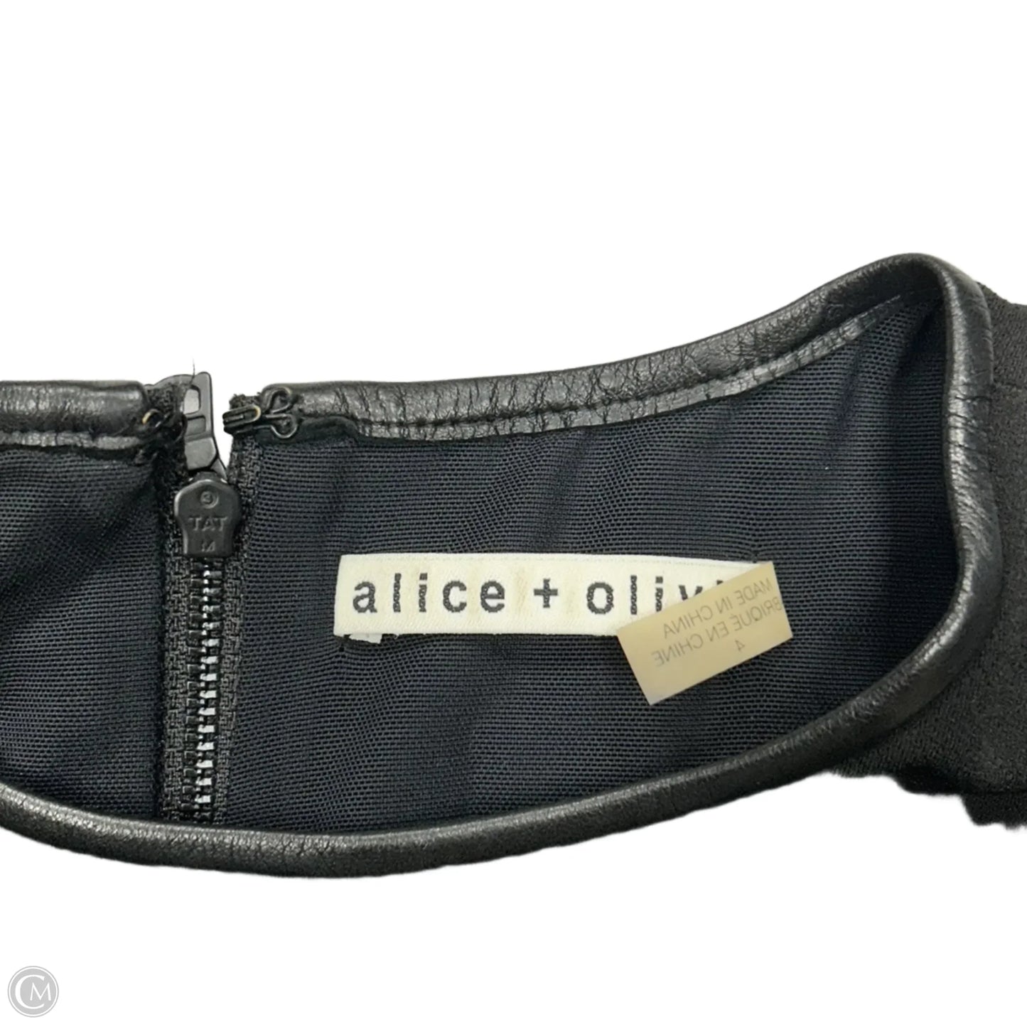 Romper Designer By Alice + Olivia In Black, Size: S