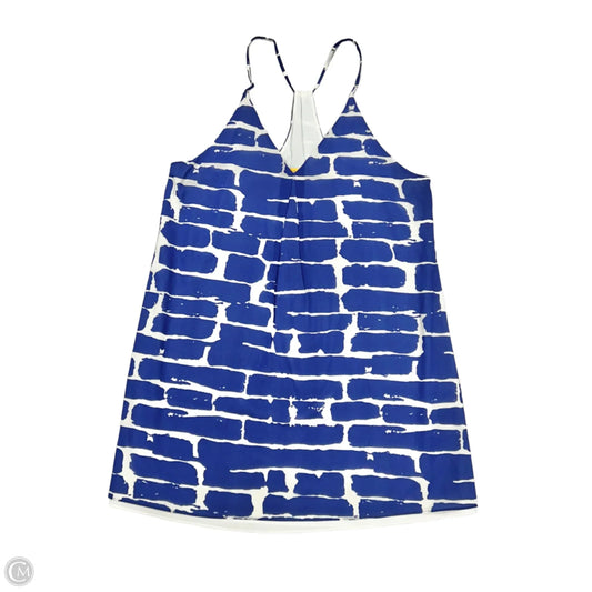Tunic Designer By Alice + Olivia In Blue & White, Size: M