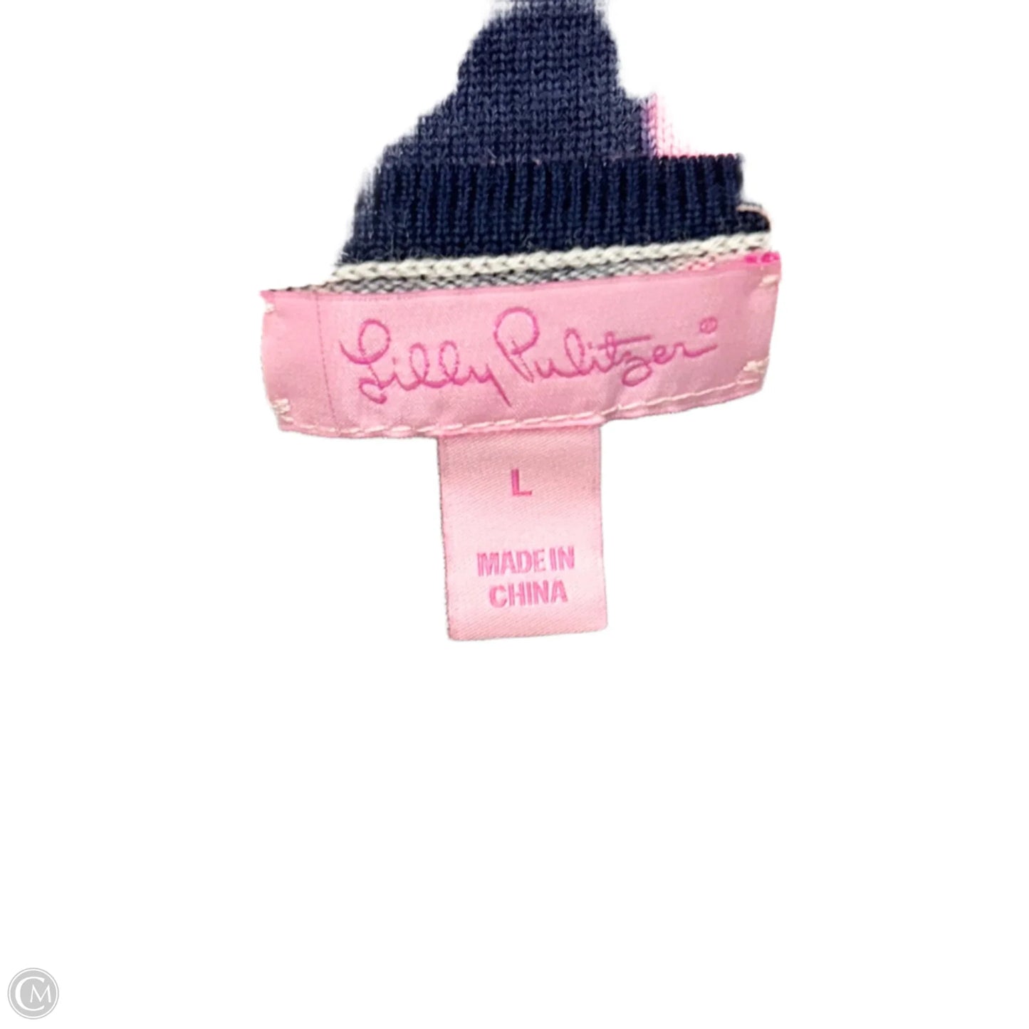 Sweater Designer By Lilly Pulitzer In Floral Print, Size: L