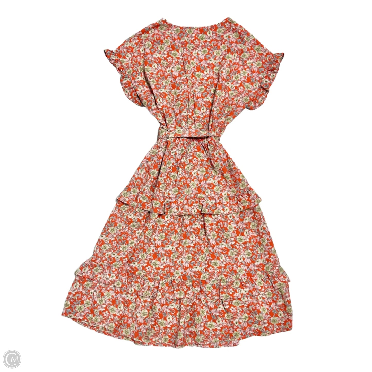 Dress Casual Short By Monteau In Floral Print, Size: M