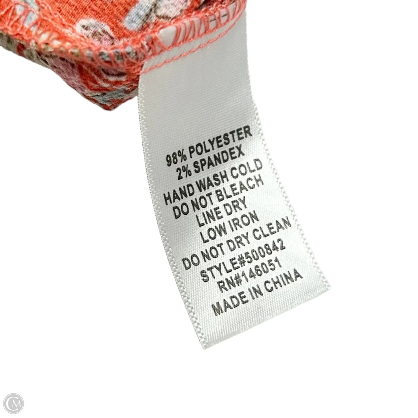 Dress Casual Short By Monteau In Floral Print, Size: M