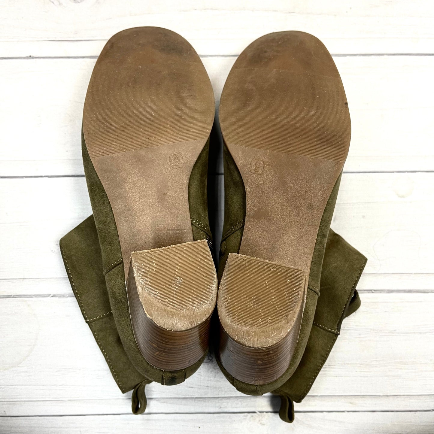 Boots Ankle Heels By Old Navy Size: 9