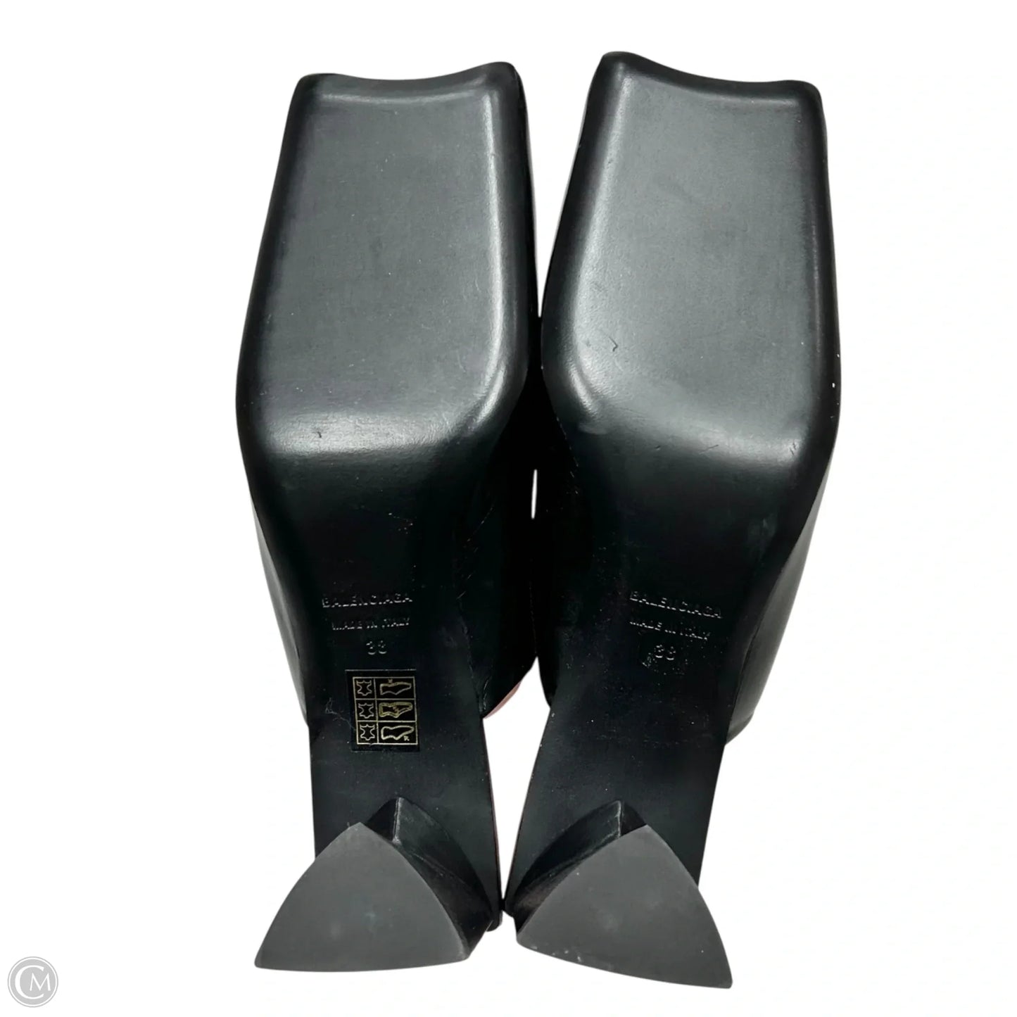 Shoes Luxury Designer By Balenciaga In Black, Size: 8