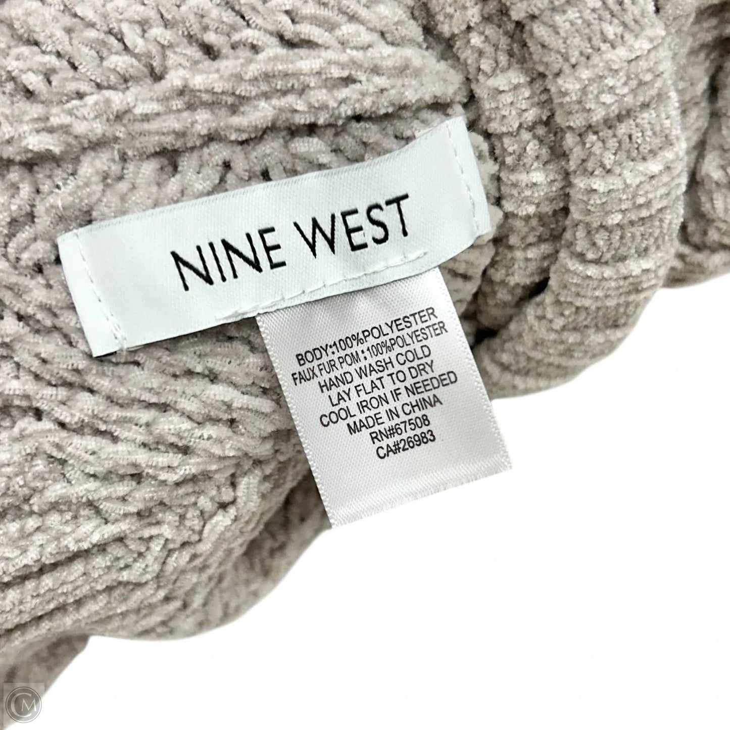 Scarf Winter By Nine West In Grey & Purple