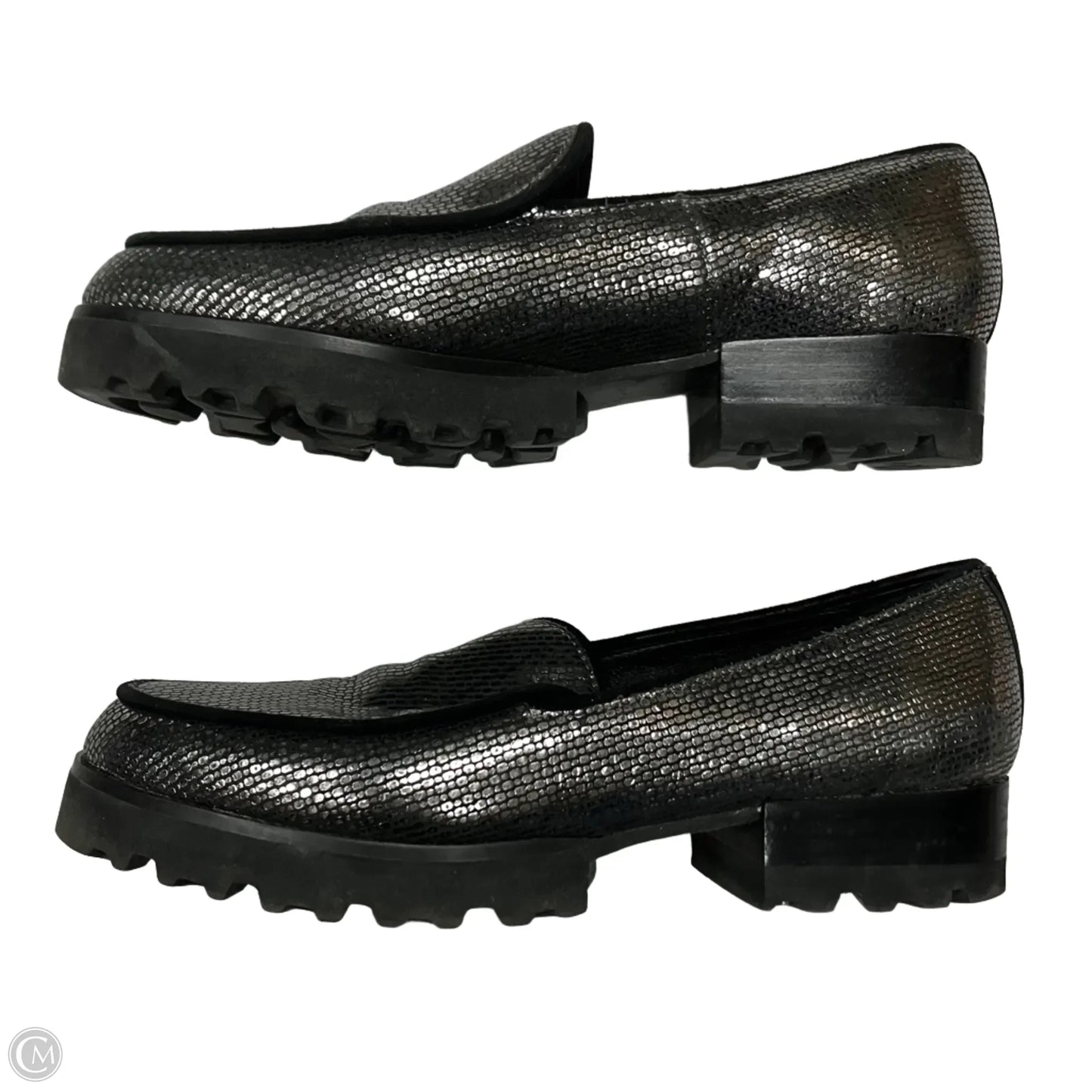 Shoes Flats By Donald Pliner In Silver, Size: 7