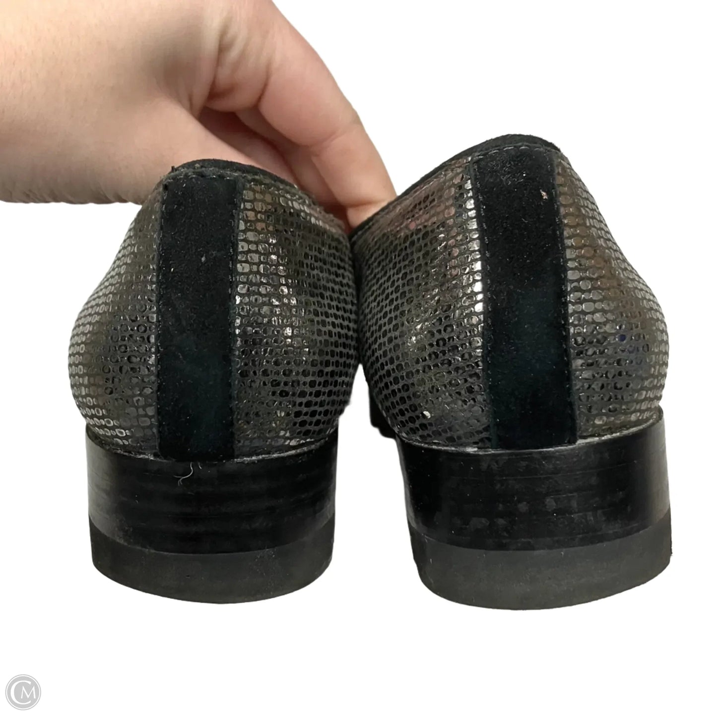 Shoes Flats By Donald Pliner In Silver, Size: 7