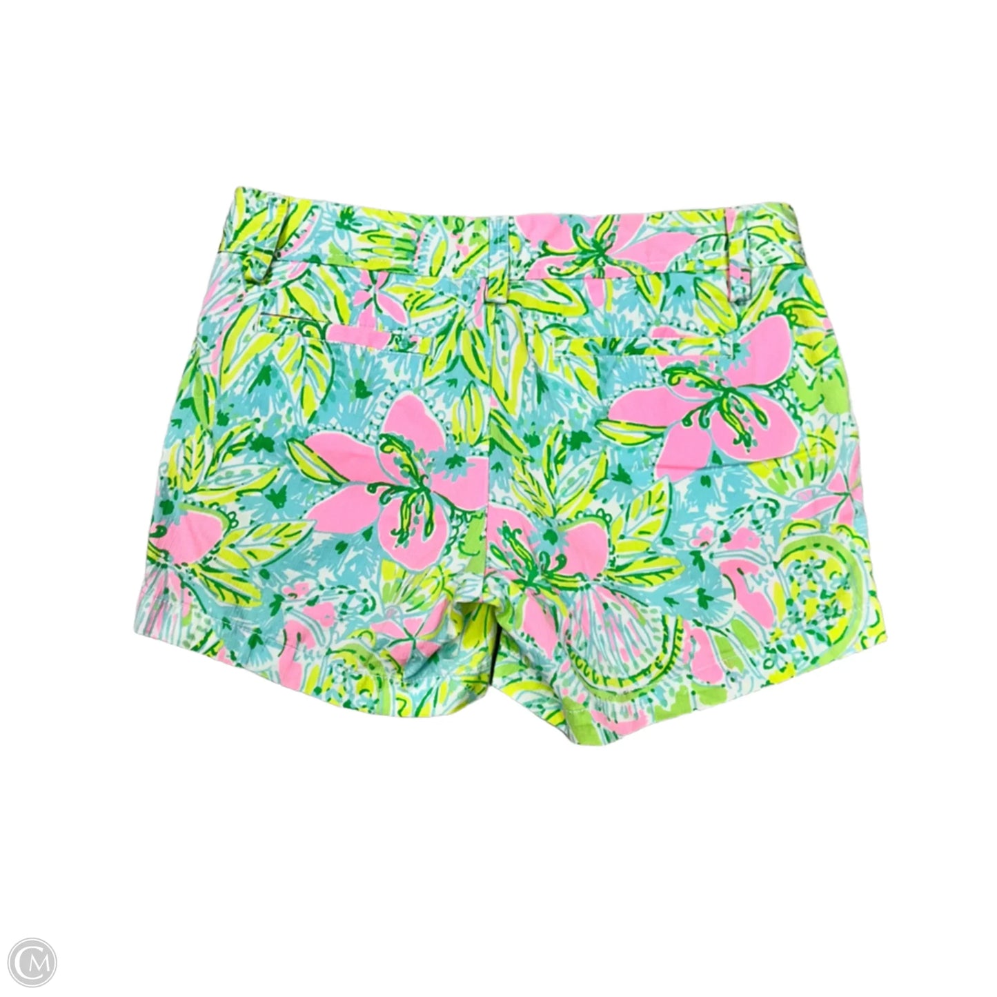 Shorts Designer By Lilly Pulitzer In Blue & Pink, Size: 4