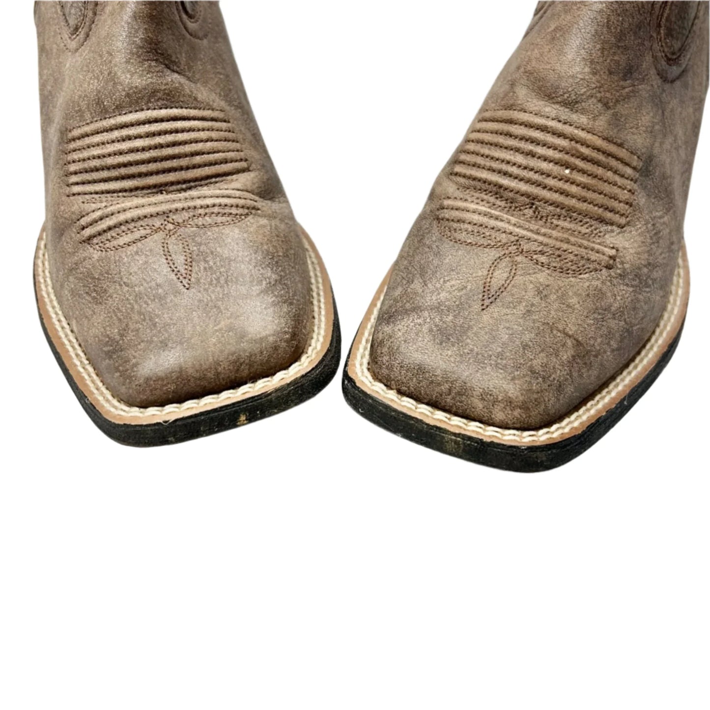 Boots Western By Ariat In Brown & Pink, Size: 7.5