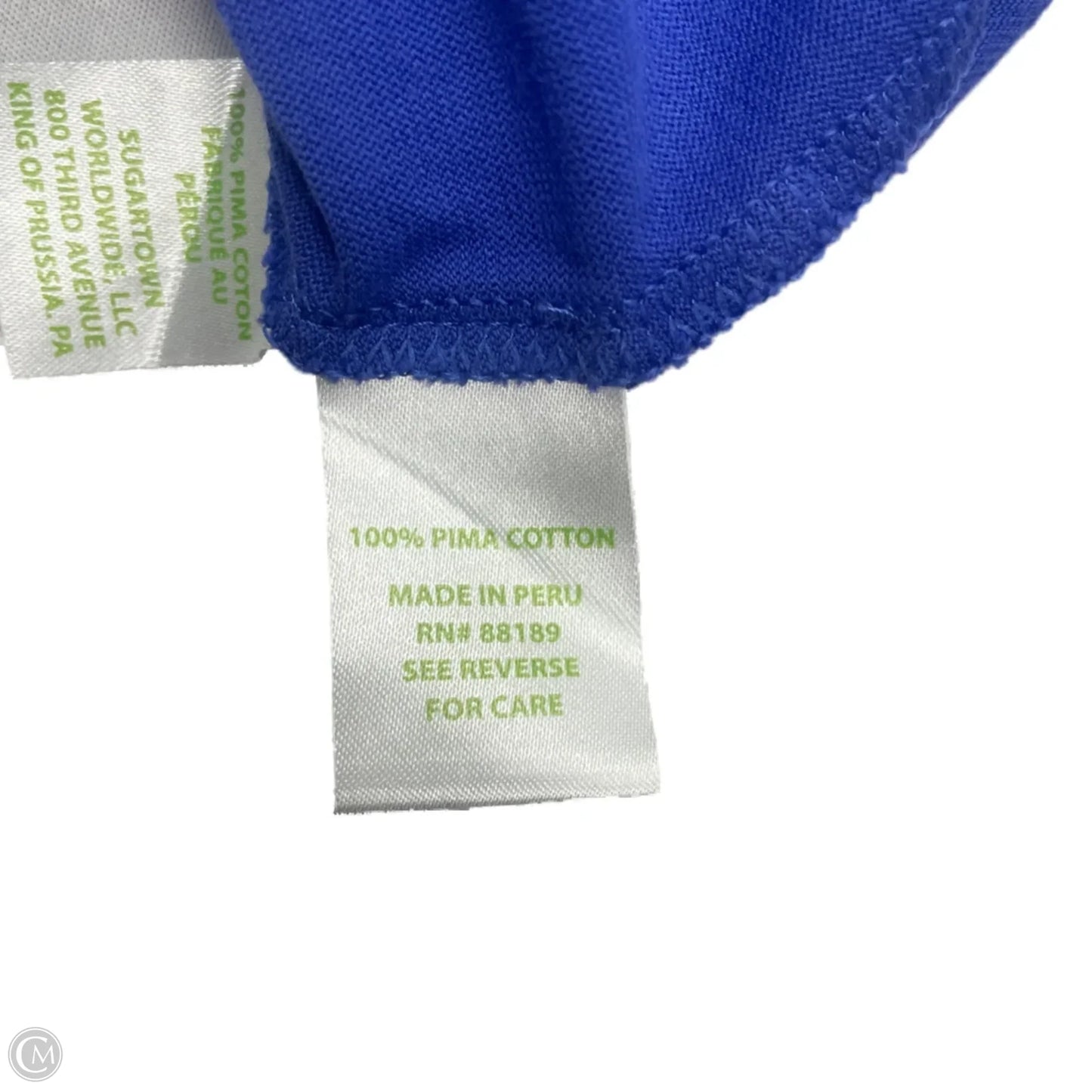 Top Long Sleeve Designer By Lilly Pulitzer In Blue, Size: L