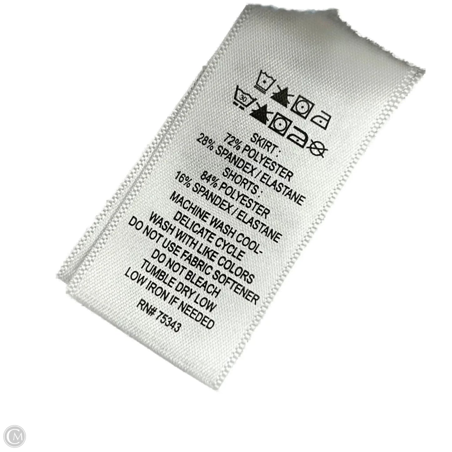 Athletic Skort By Laura Ashley In Floral Print, Size: Xl