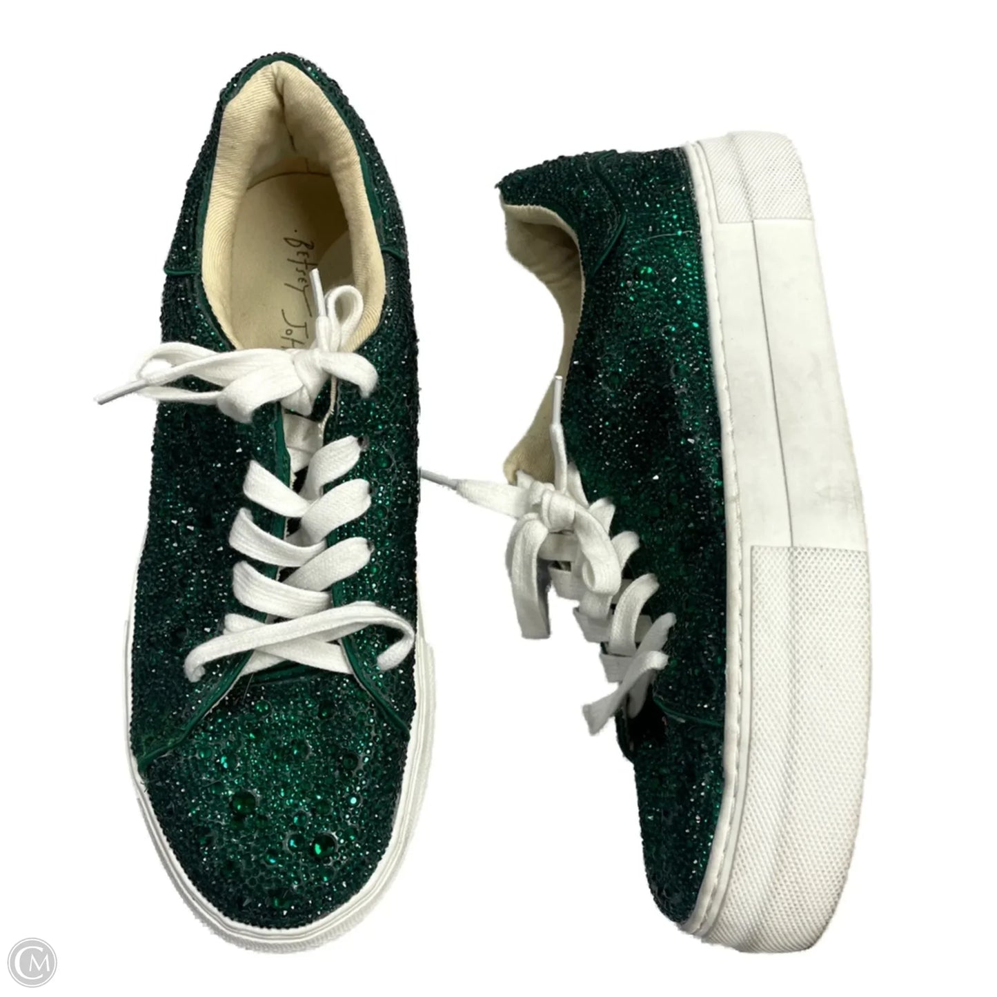 Shoes Sneakers By Betsey Johnson In Green, Size: 7.5