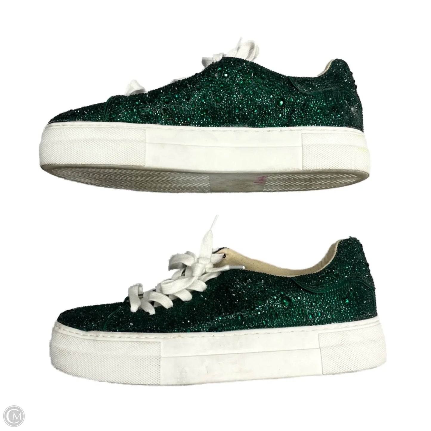 Shoes Sneakers By Betsey Johnson In Green, Size: 7.5