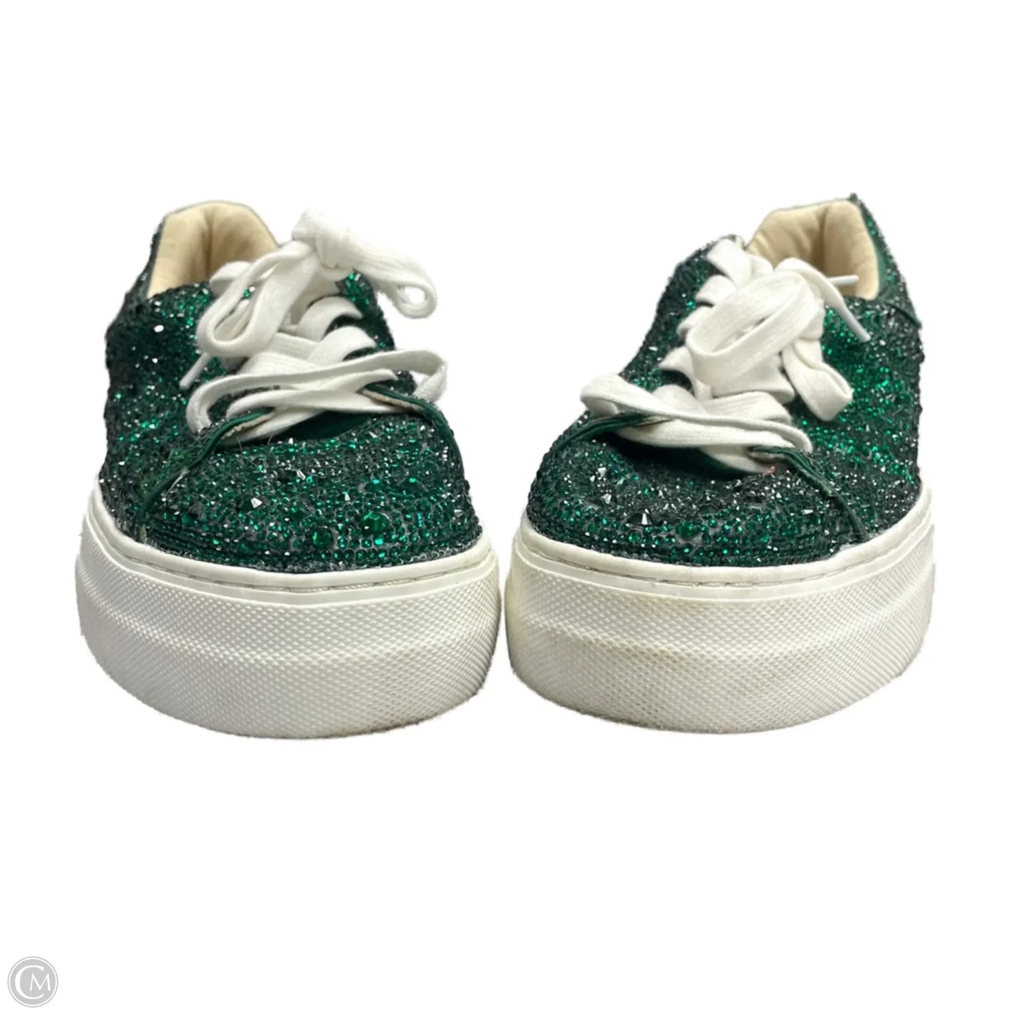 Shoes Sneakers By Betsey Johnson In Green, Size: 7.5