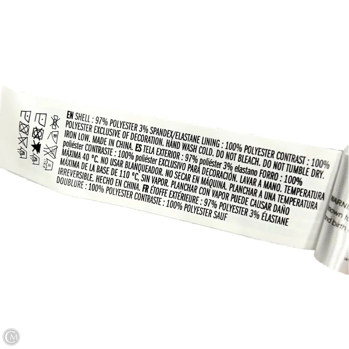 Dress Party Short By English Factory In Black & White, Size: S