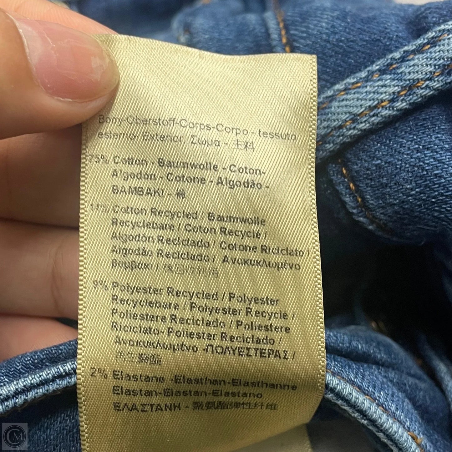 Jeans Skinny By Scotch & Soda In Blue Denim, Size: 4