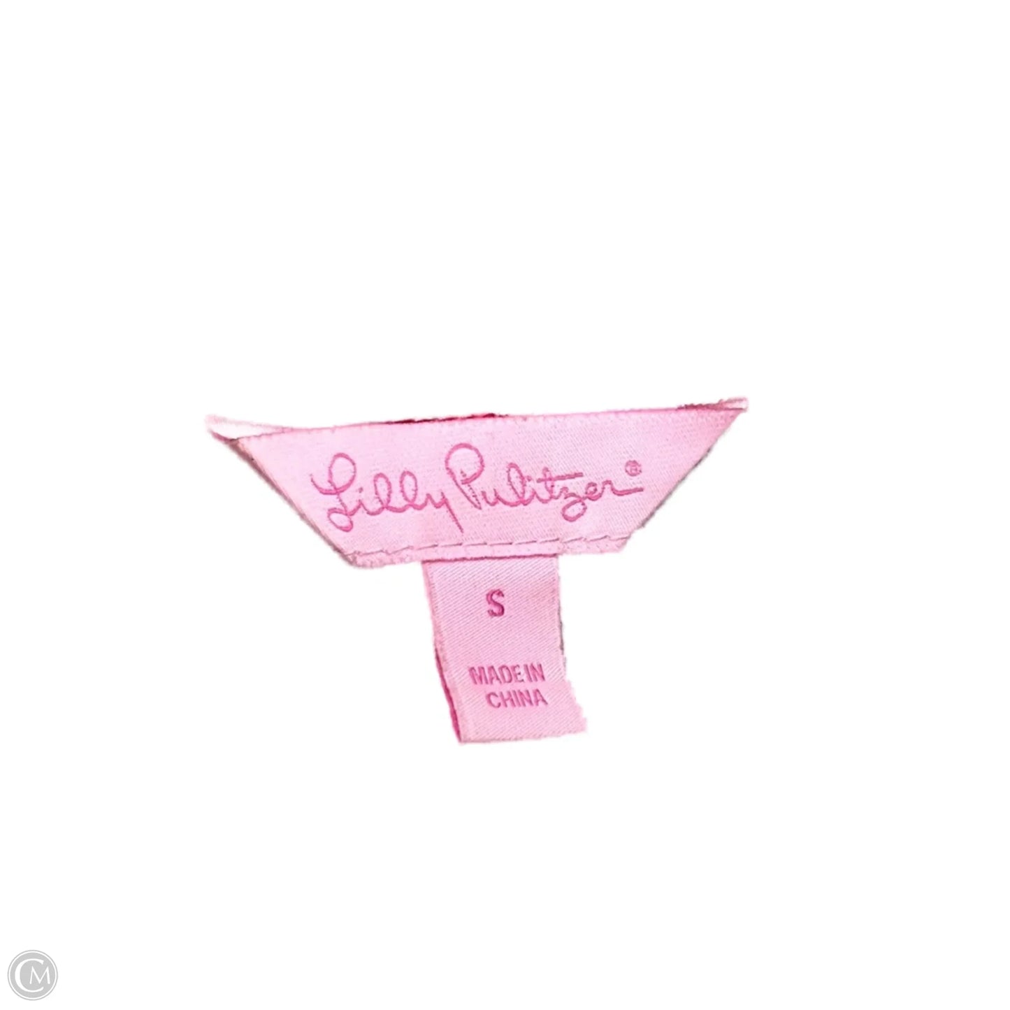 Dress Designer By Lilly Pulitzer In Pink & White, Size: S