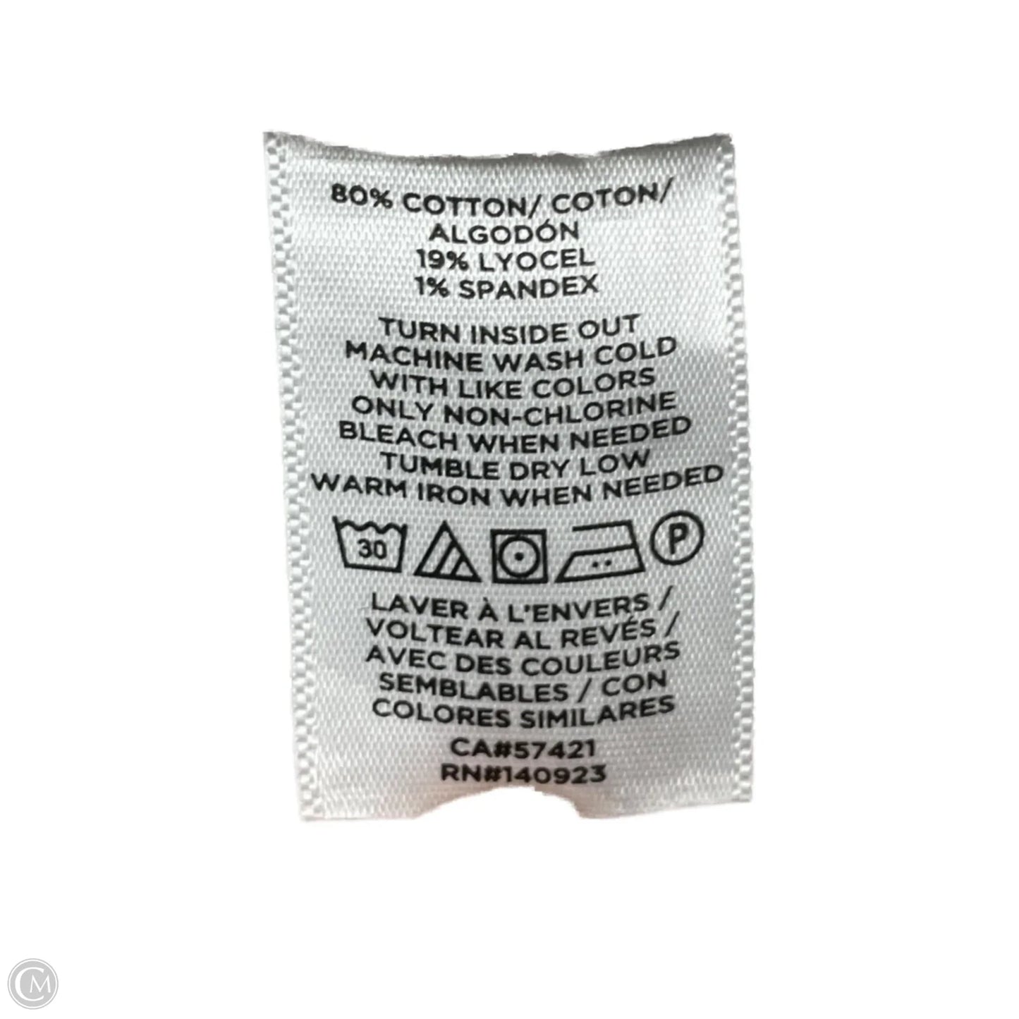 Jeans Wide Leg By Loft In Cream Denim, Size: 0