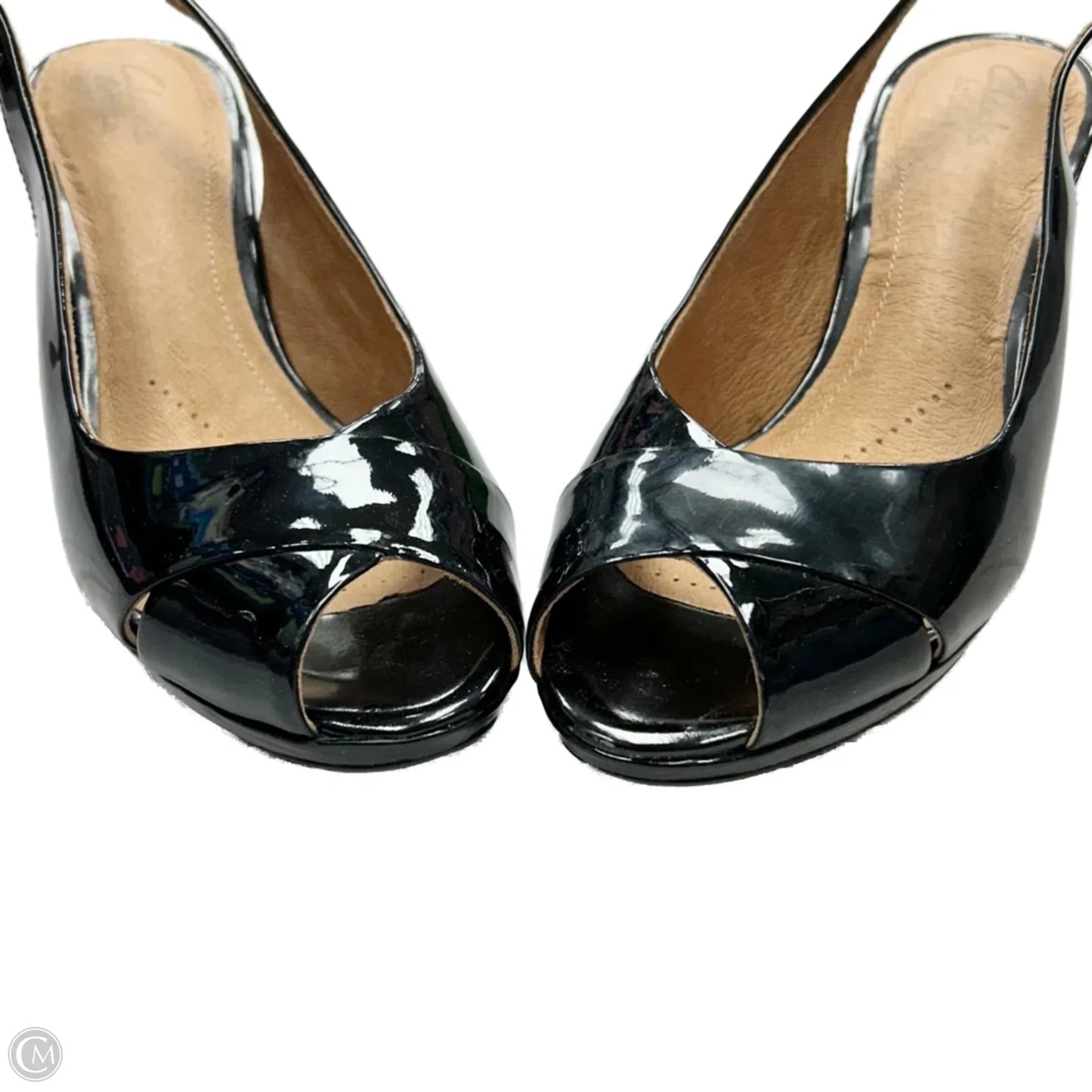 Shoes Heels Kitten By Clarks In Black, Size: 7.5