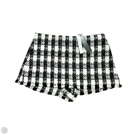 Skort Designer By Alice + Olivia In Black & White, Size: 2