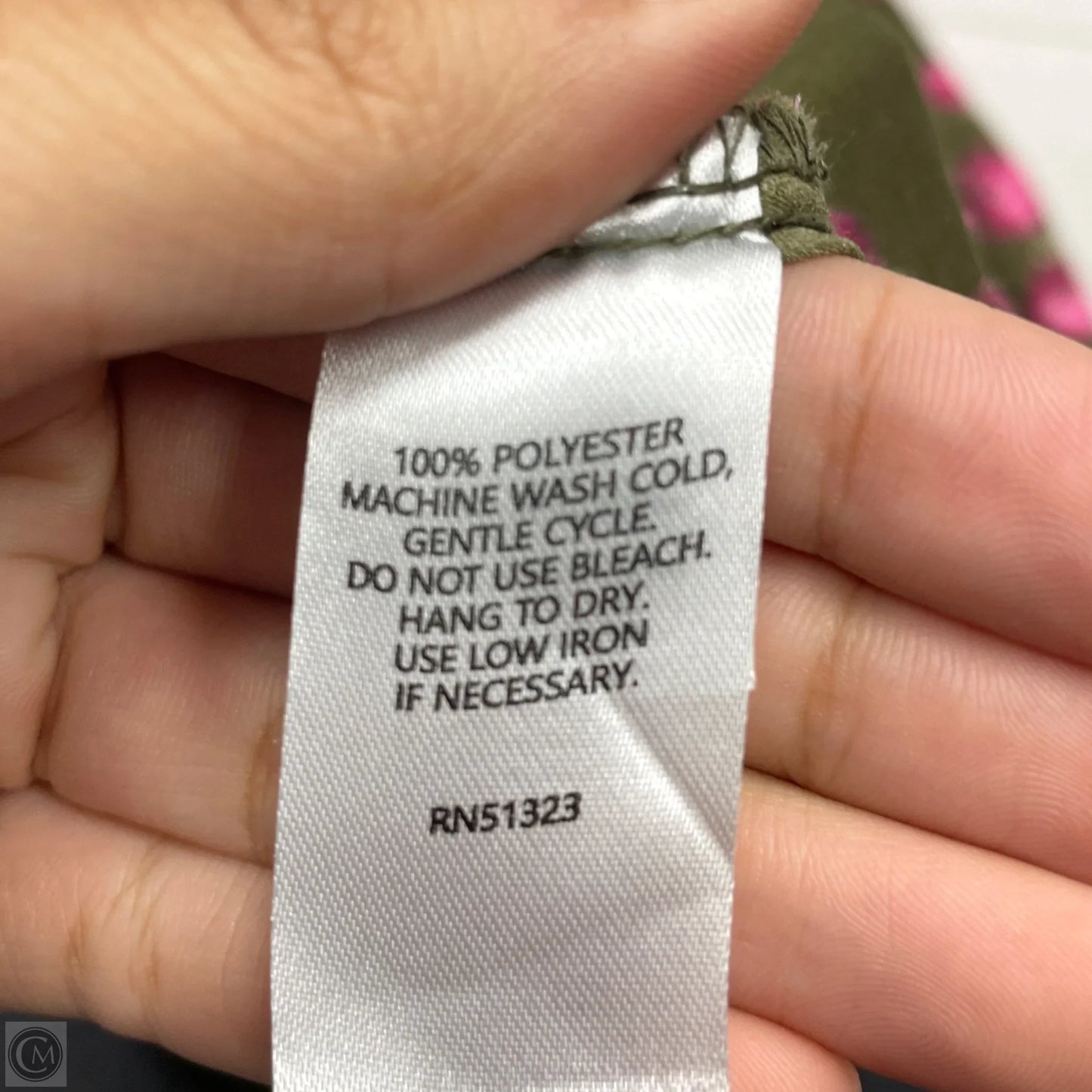 Skirt Midi By Halogen In Green & Pink, Size: L